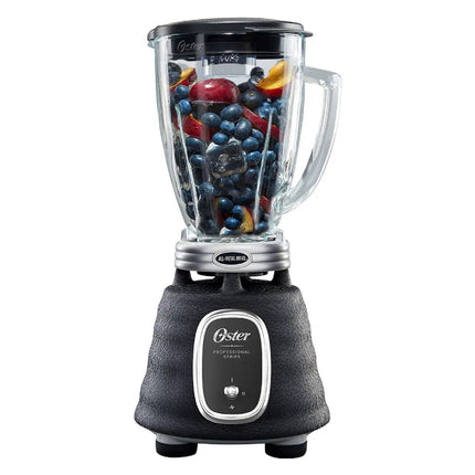 Licuadora clásica Oster negra vaso de vidrio BLSTBPST013