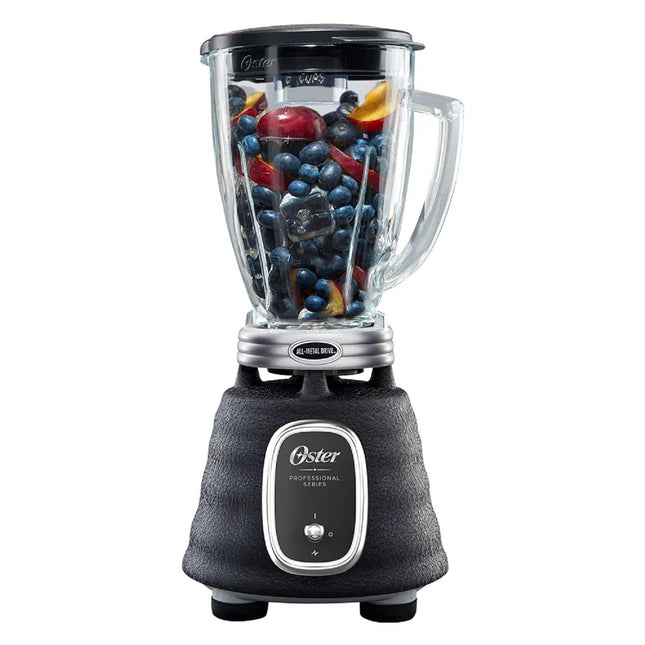 Licuadora clásica Oster negra vaso de vidrio BLSTBPST013