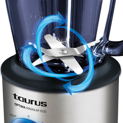 Licuadora Taurus OPTIMMAG1200 1200 W de potencia y 6 cuchillas