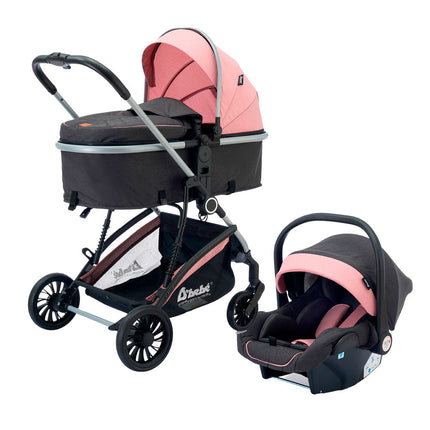 Carriola D Bebe Travel System Urban Go Rosa
