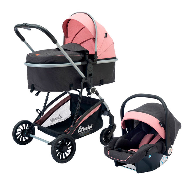 Carriola D Bebe Travel System Urban Go Rosa