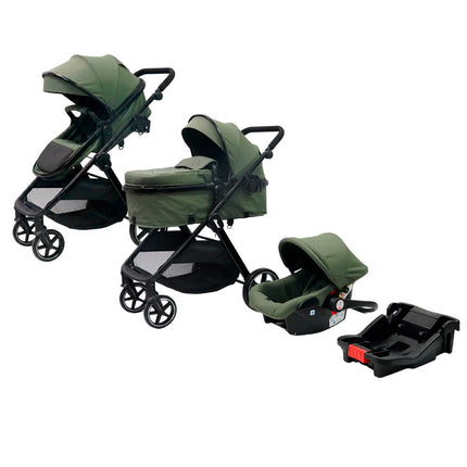 Carriola Travel System King Verde