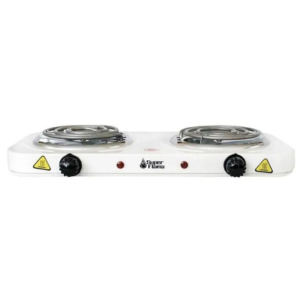 Parrilla Eléctrica Super Flama 2R-T-B Doble Resistencia Con Termostato