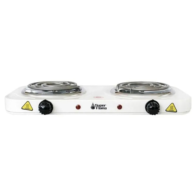 Parrilla Eléctrica Super Flama 2R-T-B Doble Resistencia Con Termostato