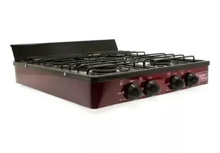 Parrilla de Gas Super Flama 4Q-CA-V 4 Quemadores Cubierta d Acero Inox