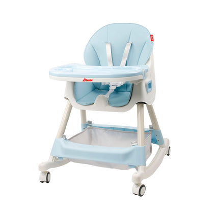 Silla Alta D Bebe EAT & ROCK Azul