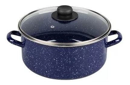 Batería de Cocina Ekco 28855 BAT ESMA 12 A de 12 piezas Azul Marino