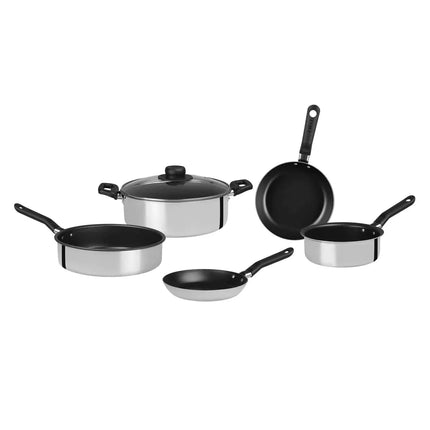 Batería de Cocina Ekco Shine de 12 Piezas Plata de Aluminio