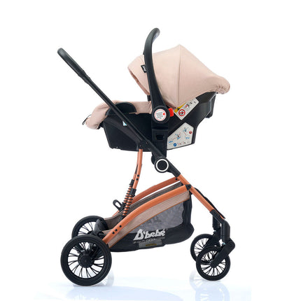 Carriola D Bebe Travel System Urban Go Beige