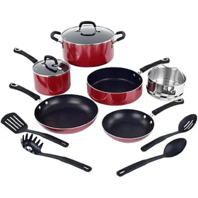 Batería de Cocina Tramontina 80106/040 Style Rojo 12  piezas