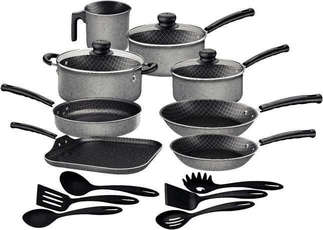 Batería Tramontina 27899361  17 Piezas de Aluminio Gris