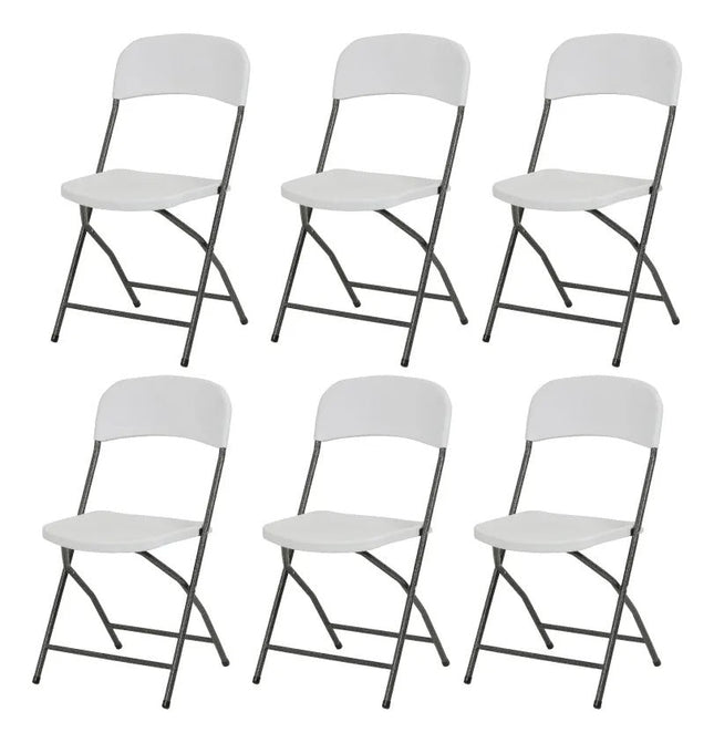 Paquete 6 Sillas Plegables De Plástico Tap-40