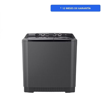 Lavadora LG WP18MAR Carga Superior Doble Tina con Sistema Sin Aspas Roller- Jet 18Kg Gris