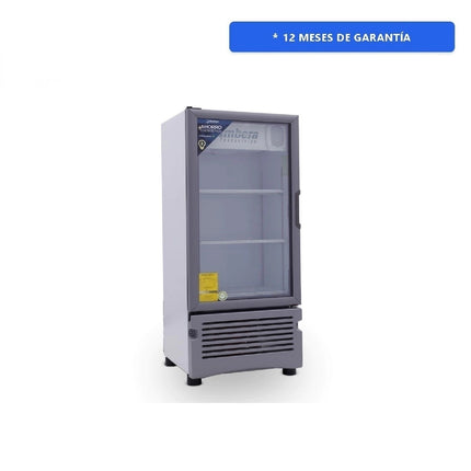 Refrigerador IMBERA 1 Puerta de Cristal VR-09 — 8.7 pies³ (≈ 252.9 L)