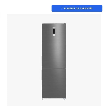 Refrigerador Midea MDRB308FGM04 Automático 11 Pies Bottom Mount Freezer Cool Flow Inoxidable