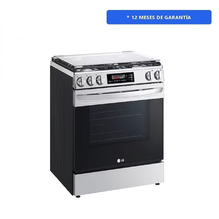 Estufa LG LRGL5844S de Piso 30'' con 5 Quemadores Eléctrica Función Freidora de Aire