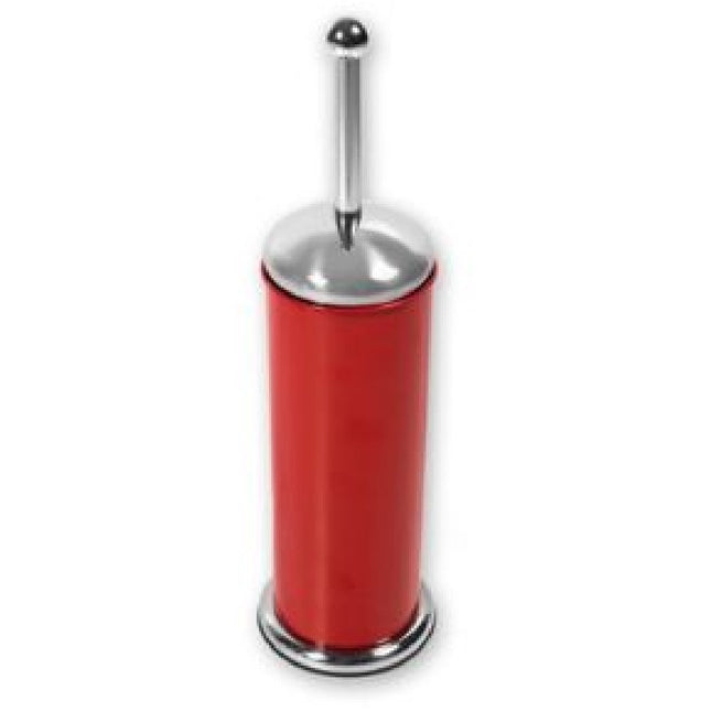 Cepillo Home Elements Mod. PNG 8740703 Acero Inoxidable Color Rojo Con Porta Escobilla