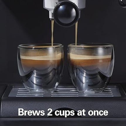 Cafetera Hamilton Beach Espresso Maker  40715 Negro Con Plata