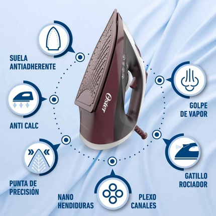 Plancha de Vapor OSTER GCSTBS6002013 Suela Antiadherente  Terracota (2115015)