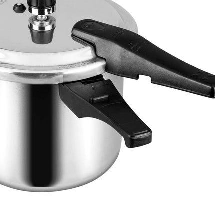 Combo Batería Cocina Tramontina Negra Cuchillos Ollas De Chef 38 Pz + Olla de presión Ekco Sazón de 7 Lts Aluminio