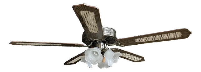Ventilador De Techo Apolo A52AC5L4C A 52 Pulgadas 1.32 M 60 Hz Cobre Café