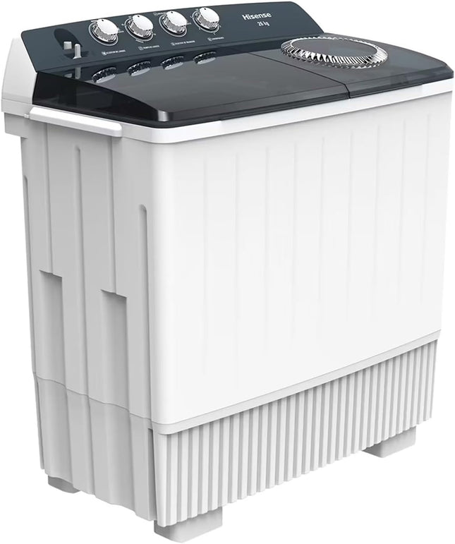Lavadora Hisense WSA2601PX 2 Tinas 26 kg Lavado/13 kg Centrifugado Blanco