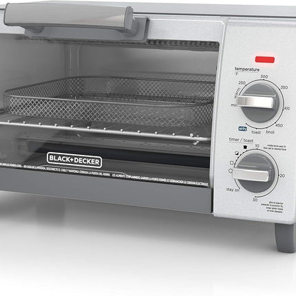 Tostador BLACK+DECKER TO1785SG de 4 rebanadas gris