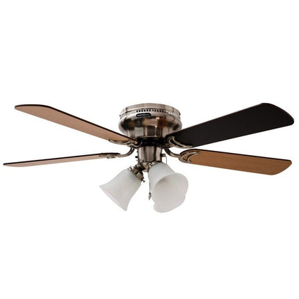 VENTILADOR MASTERFAN VDPLCLSA42 42" DE TECHO OPORTO PLAFON C/LUZ SATINADO