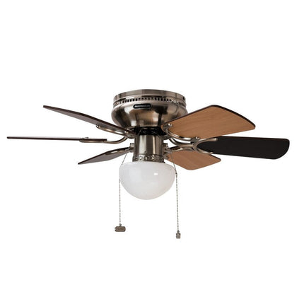 VENTILADOR MASTERFAN VDPECLSA30  30" DE TECHO PETIT C/ LUZ SATINADO