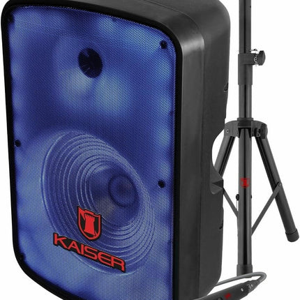 Bocina Kaiser GEM-9520 15" Flame Lighting Conexión Bluetooth