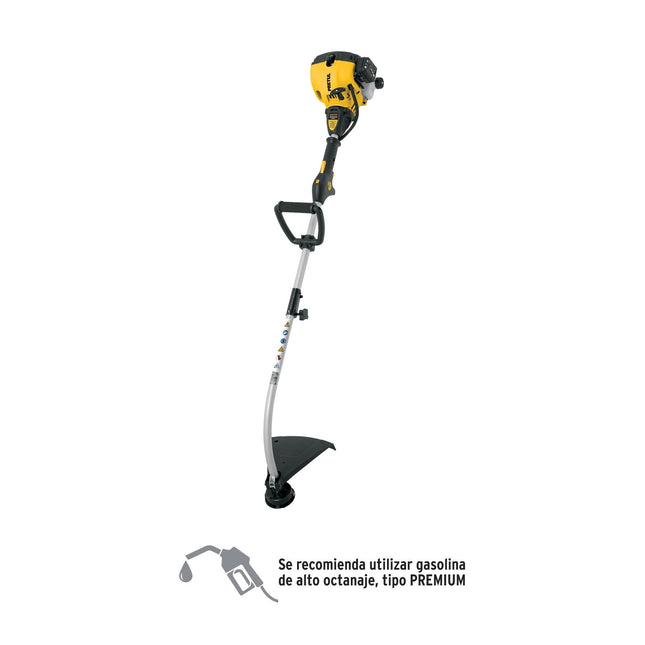 Desbrozadora a gasolina Truper DES-25P 25cc mango tipo "D", 17"corte, curv