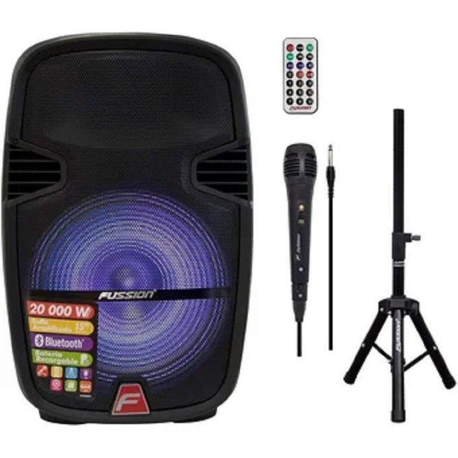 Bafle Fussion OKKU PBS-1004 15 pulgadas Recargable