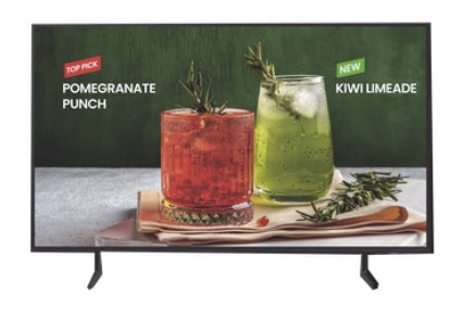 Pantalla Samsung BE65DH Smart TV LCD 65" 4K Ultra HD Negro