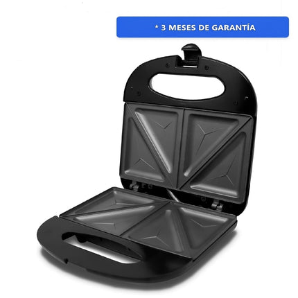 Sandwichera RCA RC-SW1 Eléctrica Placa Antiadherente Doble Rebanada Temperatura Ajustable