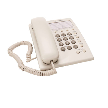 Telefono Panasonic KX-TS550MEW Alambrico Blanco 13 Memoria