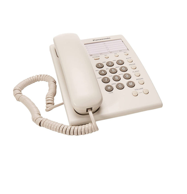 Telefono Panasonic KX-TS550MEW Alambrico Blanco 13 Memoria