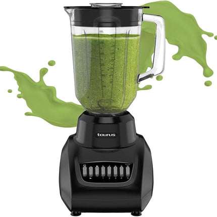 Licuadora Taurus VITRALIC de Vidrio de 1.5L 550 Watts 10 Velocidades + 4 pulsos