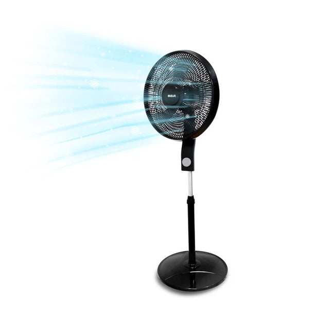 Ventilador de Pedestal RCA RC-16B2 3 Velocidades Función de Inclinación y Oscilatoria