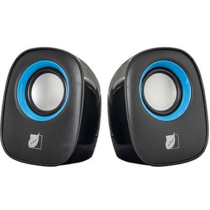 BOCINAS MINI AMPLIFICADAS GREEN LEAF 18-9144BK NEGRO