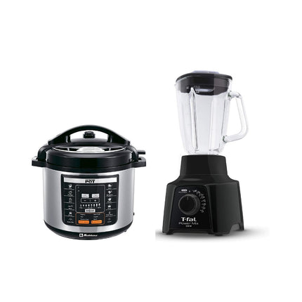Combo Olla de presión Koblenz Kitchen Magic Pop KMP-1000 IN electrica + Licuadora T-fal LN2898MX 1.25 Litros 8 Funciones