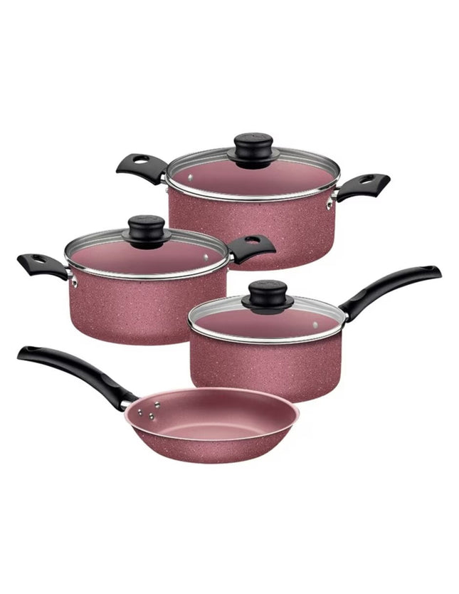 Batería de cocina Tramontina 20298476 de aluminio antiadherente 7 piezas