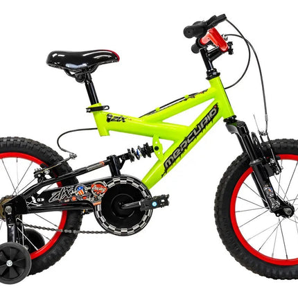 Bicicleta Mercurio Ztx Doble Suspensión Rodada 16 Verde