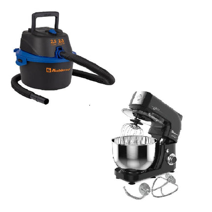 COMBO Batidora Koblenz BPKM-800 de pedestal 6 Vel Tazón 4.8 L + Aspiradora WD-2.5 MA Azul Seco/Líquidos 2.5 Gal 110 V