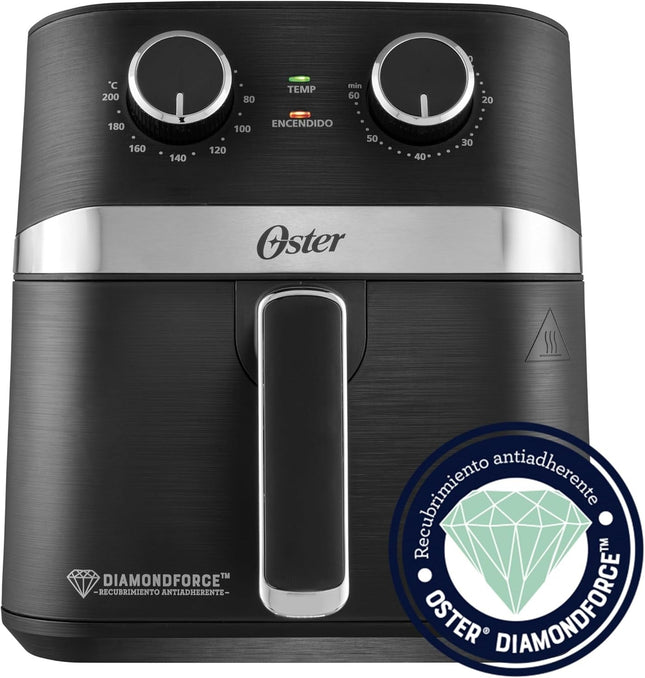 Freidora Oster CKSTAF401MDF de Aire Manual Recubrimiento DiamondForce 4L de Capacidad