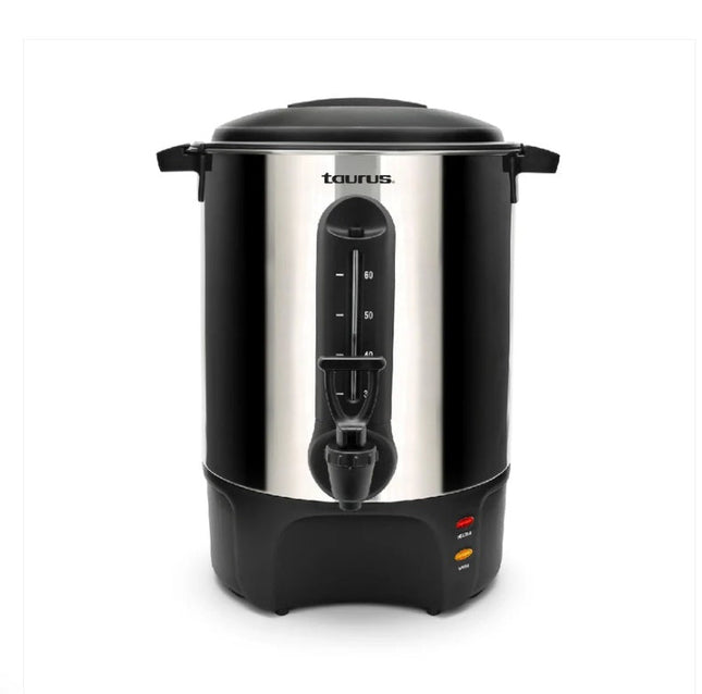 Cafetera Taurus Percoladora Coffeestation, 40 Tazas, Acero inoxidable