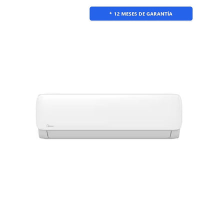 Minisplit Midea MAS12C1AGS 1 Ton 110v Frío 12,000 BTUS