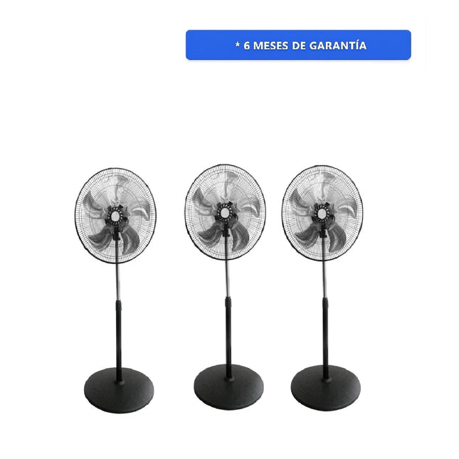 Paquete 3x Ventilador Dace VD3MX18125MANN 18" 3 en 1 Aspas Metálicas