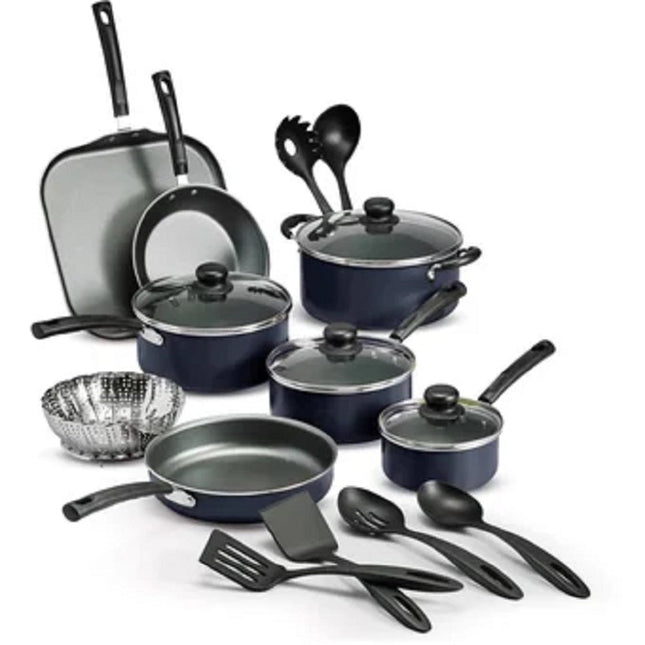 Batería de Cocina Tramontina Primaware 18pz Azul 80119546
