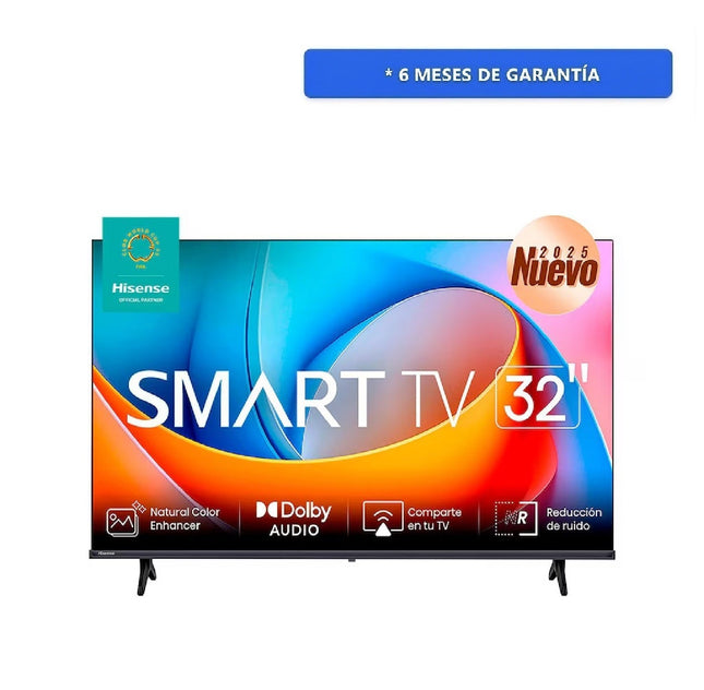 Pantalla Smart TV Hisense 32A4NV LED 32 Pulgadas HD