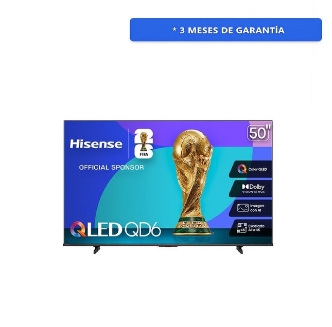 Pantalla Hisense 50QD6QV 50"TV QLED